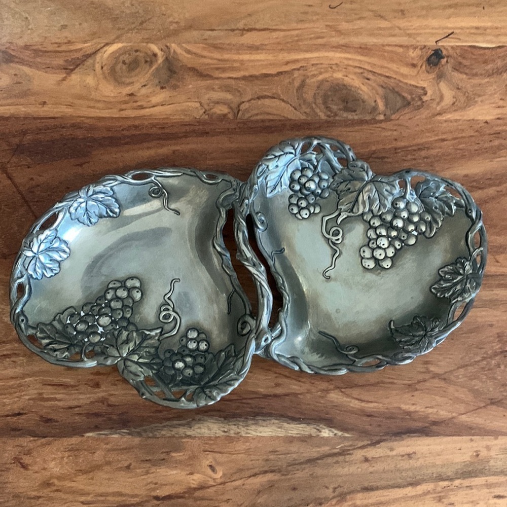 𝅺VINTAGE Godinger Silver Art Co LTD 11”L Tray Dish